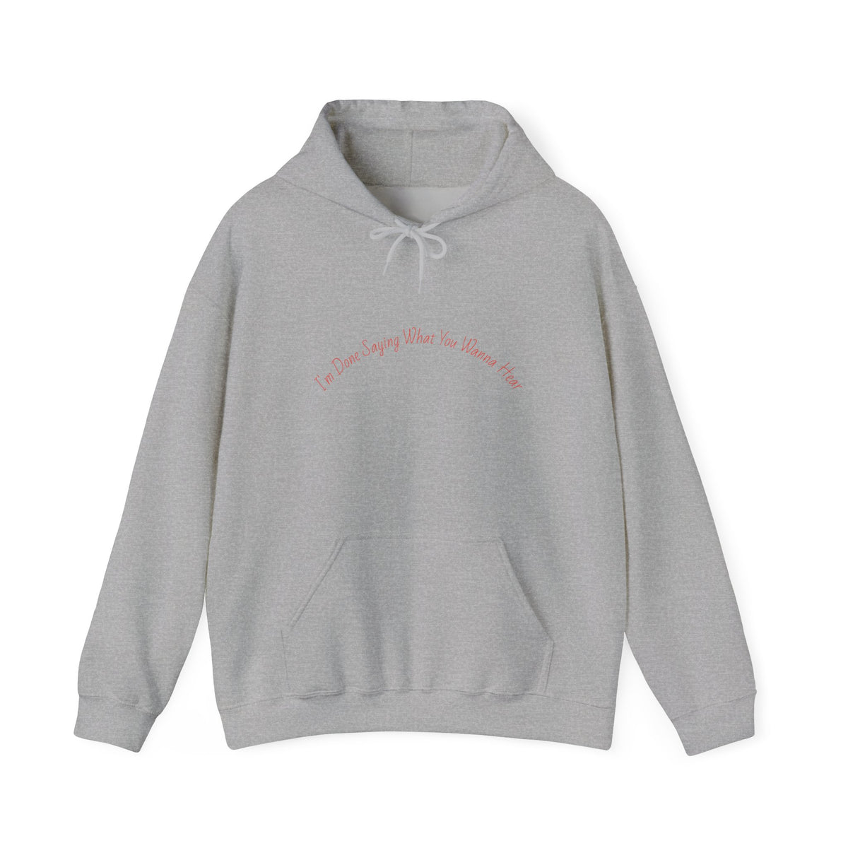 Statement Hoodie — "I'm Done People Pleasing, Go Ask Someone Else" Relaxed Pullover