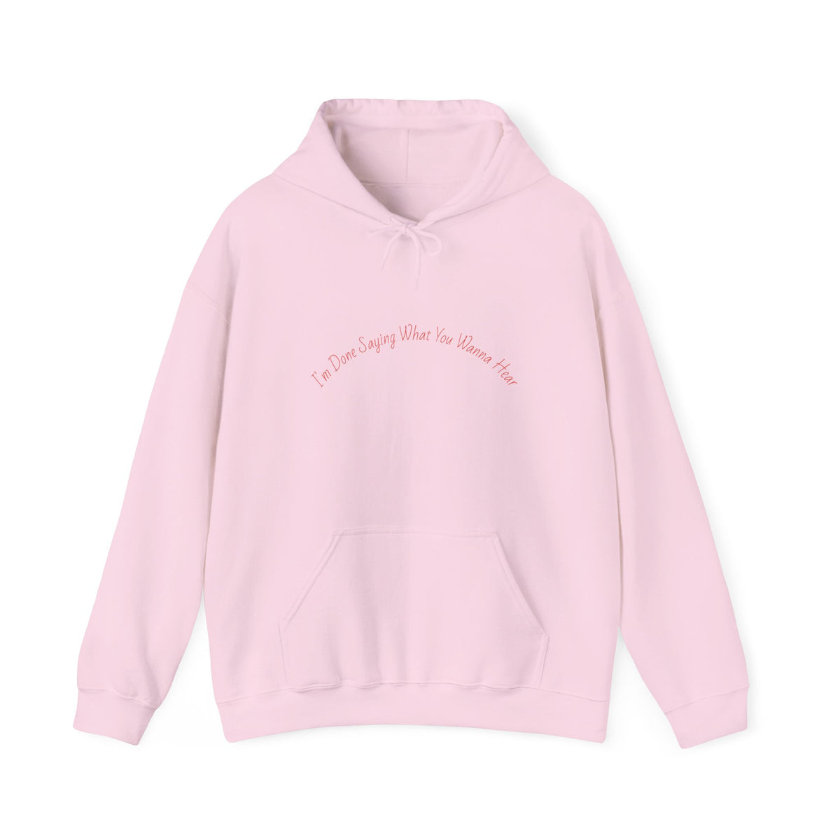 Statement Hoodie — "I'm Done People Pleasing, Go Ask Someone Else" Relaxed Pullover