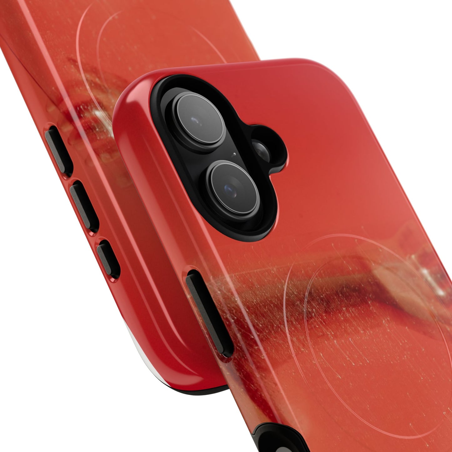 Abstract Red Swirl Phone Case | Tough Magnetic Case