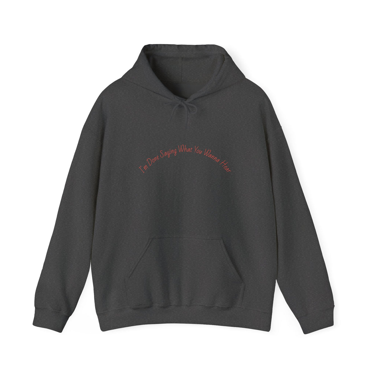 Statement Hoodie — "I'm Done People Pleasing, Go Ask Someone Else" Relaxed Pullover
