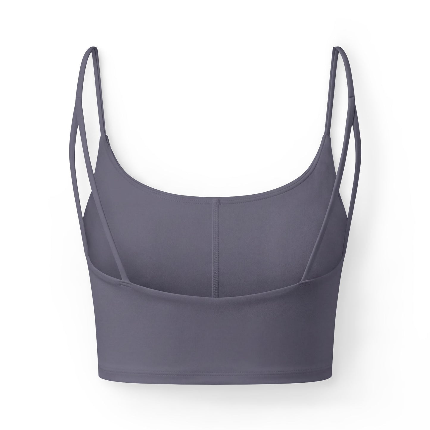 Crop Bralette — "For the Better" Script Accent