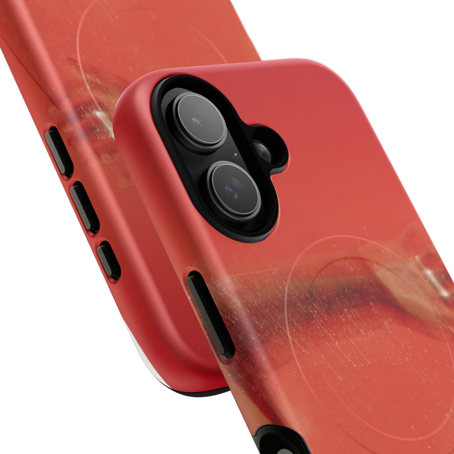 Abstract Red Swirl Phone Case | Tough Magnetic Case