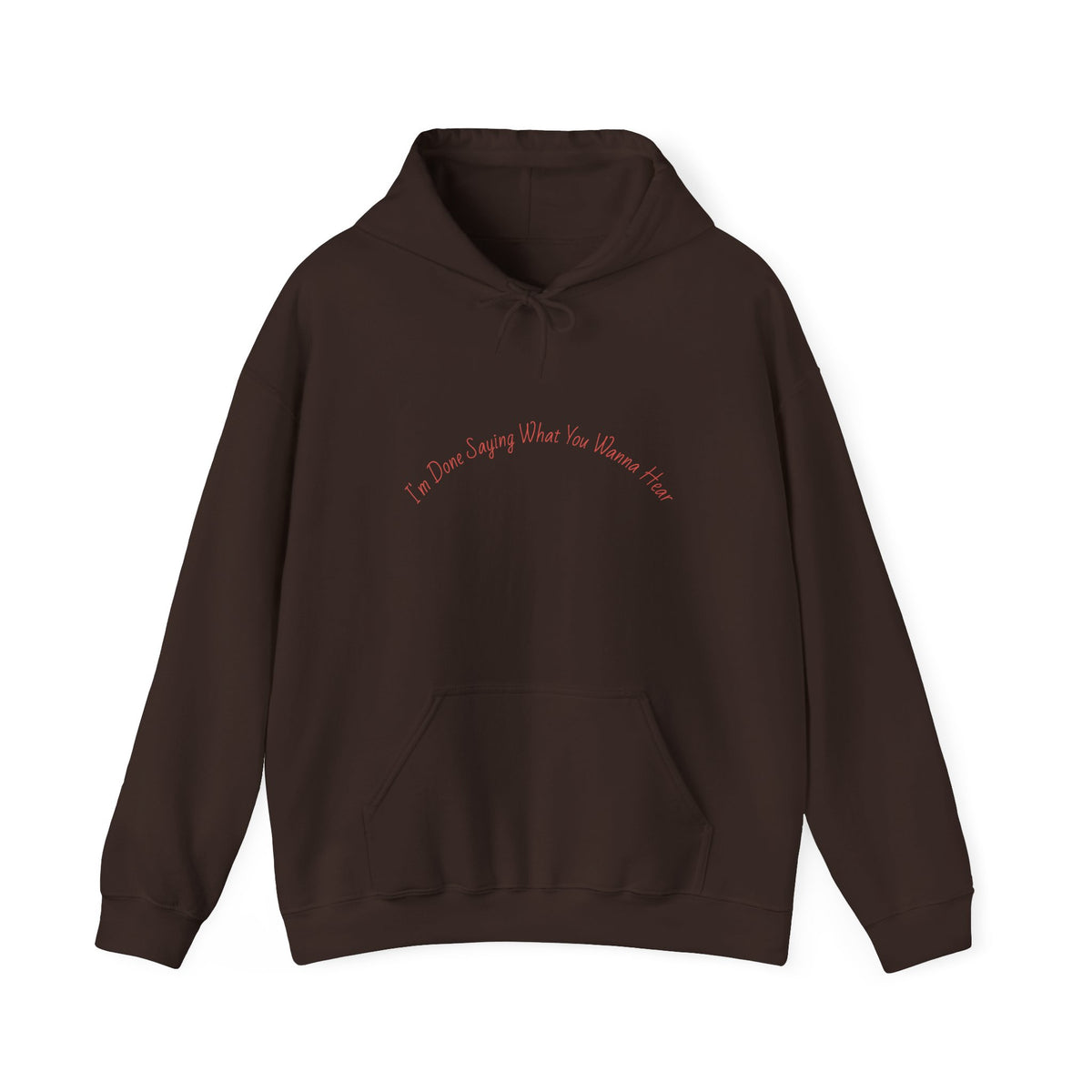 Statement Hoodie — "I'm Done People Pleasing, Go Ask Someone Else" Relaxed Pullover