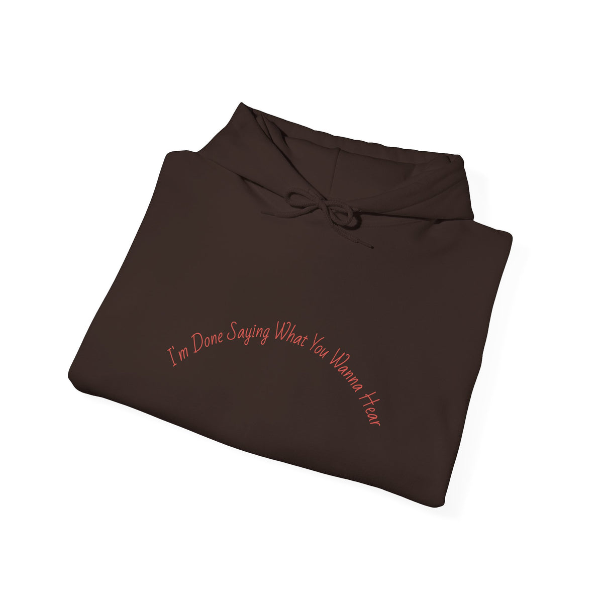 Statement Hoodie — "I'm Done People Pleasing, Go Ask Someone Else" Relaxed Pullover