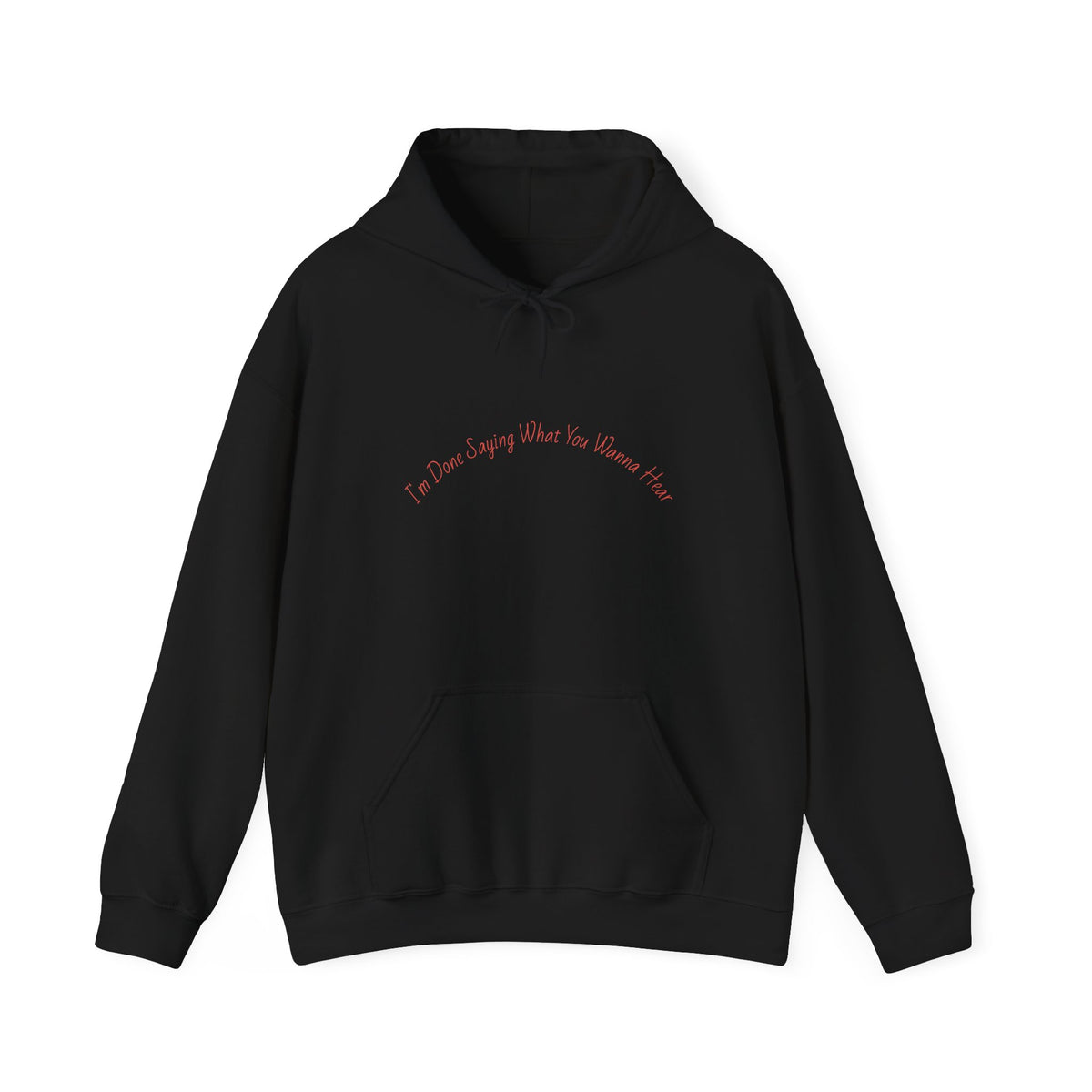 Statement Hoodie — "I'm Done People Pleasing, Go Ask Someone Else" Relaxed Pullover
