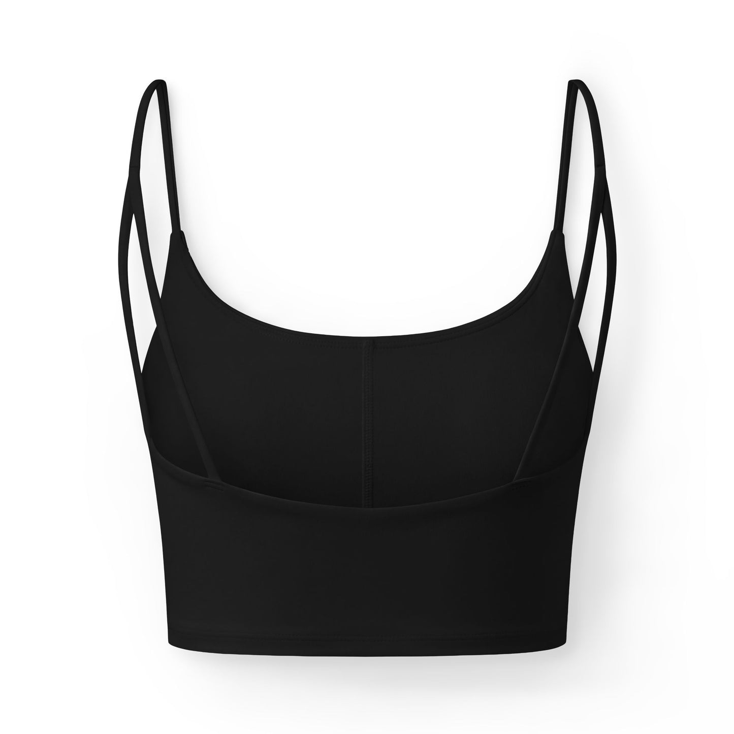 Crop Bralette — "For the Better" Script Accent