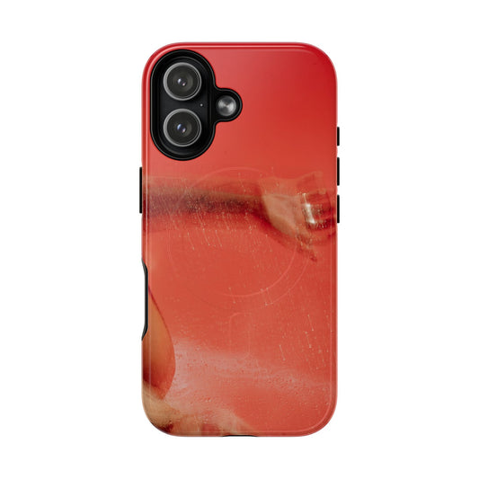 Abstract Red Swirl Phone Case | Tough Magnetic Case
