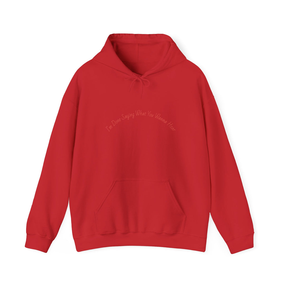 Statement Hoodie — "I'm Done People Pleasing, Go Ask Someone Else" Relaxed Pullover